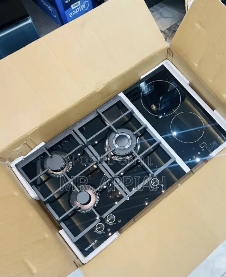 Extremely Quality Kenwood 90cm 2 Electric + 4 Gas Hob(Black)