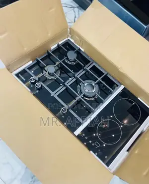 Super Adorable Kenwood 90cm Tempered Glass Hob(Black)