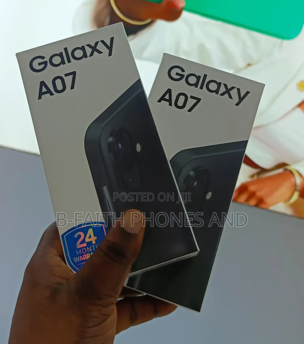 New Samsung Galaxy A07 128 GB Black