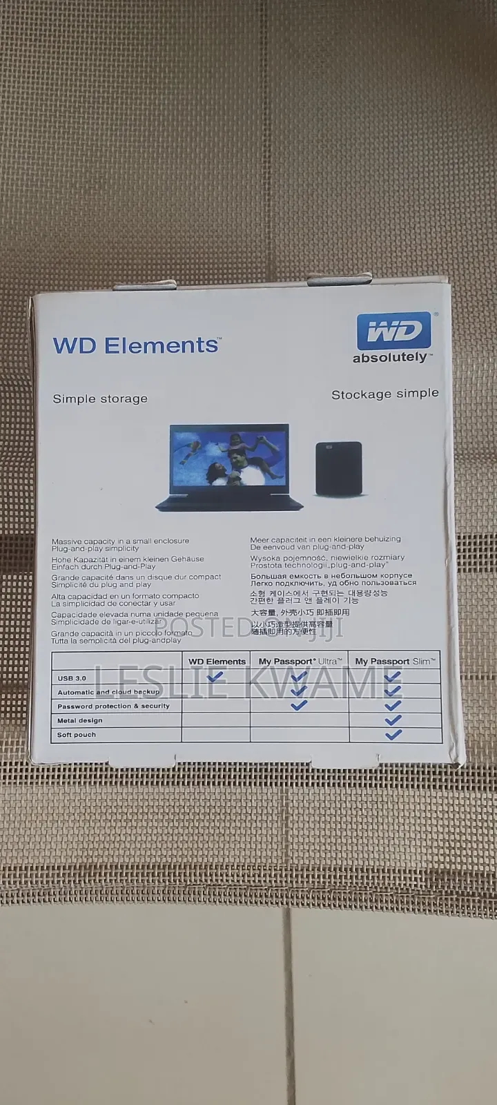 1TB External Hard Drive
