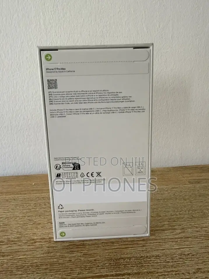 New Apple iPhone 17 Pro Max 512 GB Blue