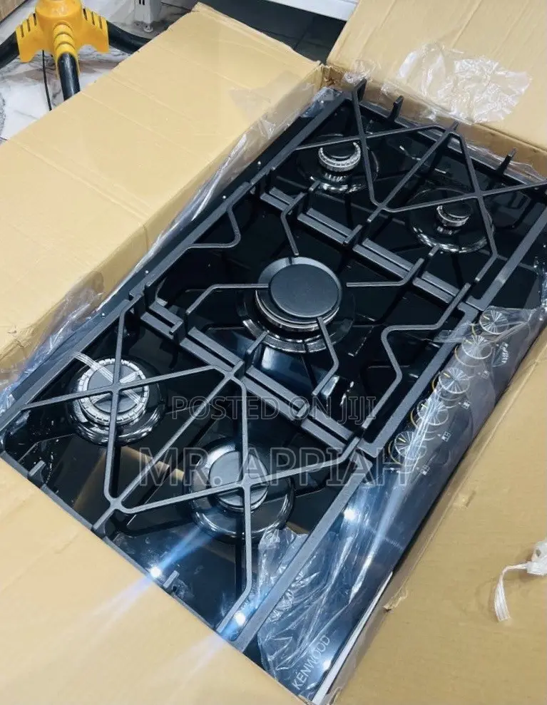Efficient Kenwood 90cm Tempered Glass Hob(Black)
