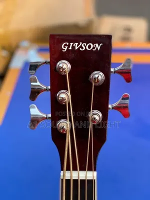 Givson 6-Strings Semi-Acoustic Guitar[Wine Red]