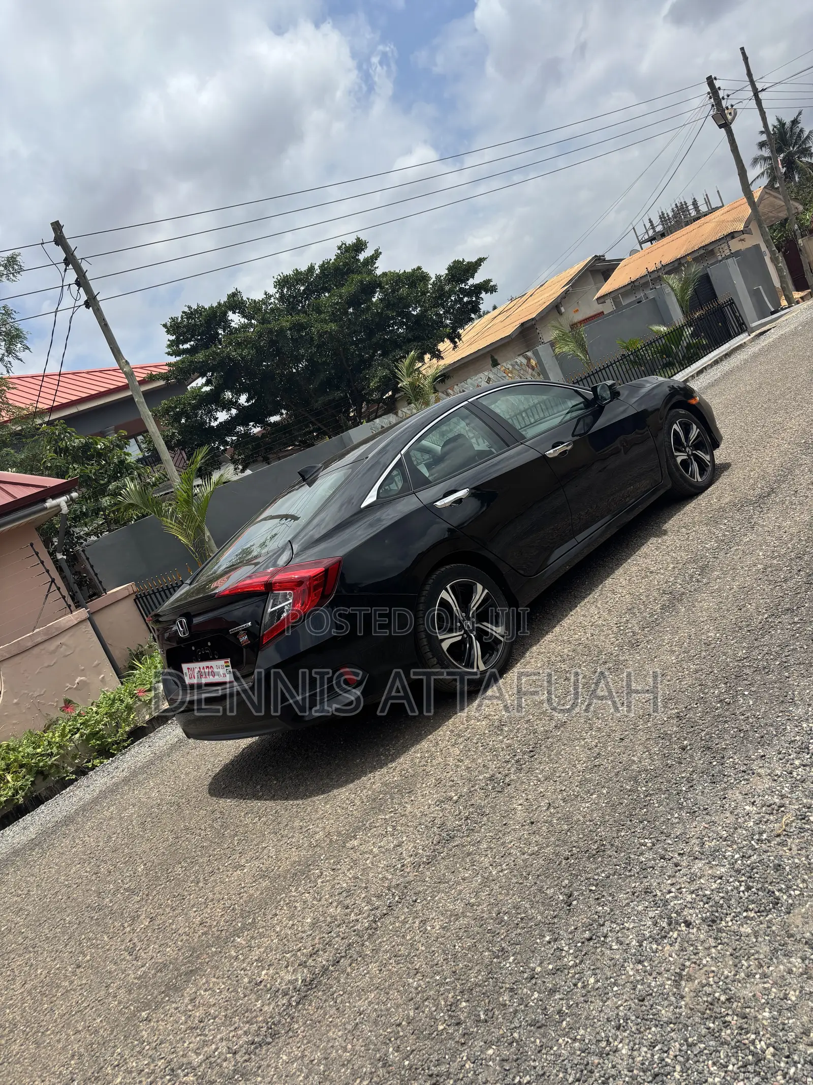 Honda Civic Touring 4dr Sedan (1.5L 4cyl) 2017 Black