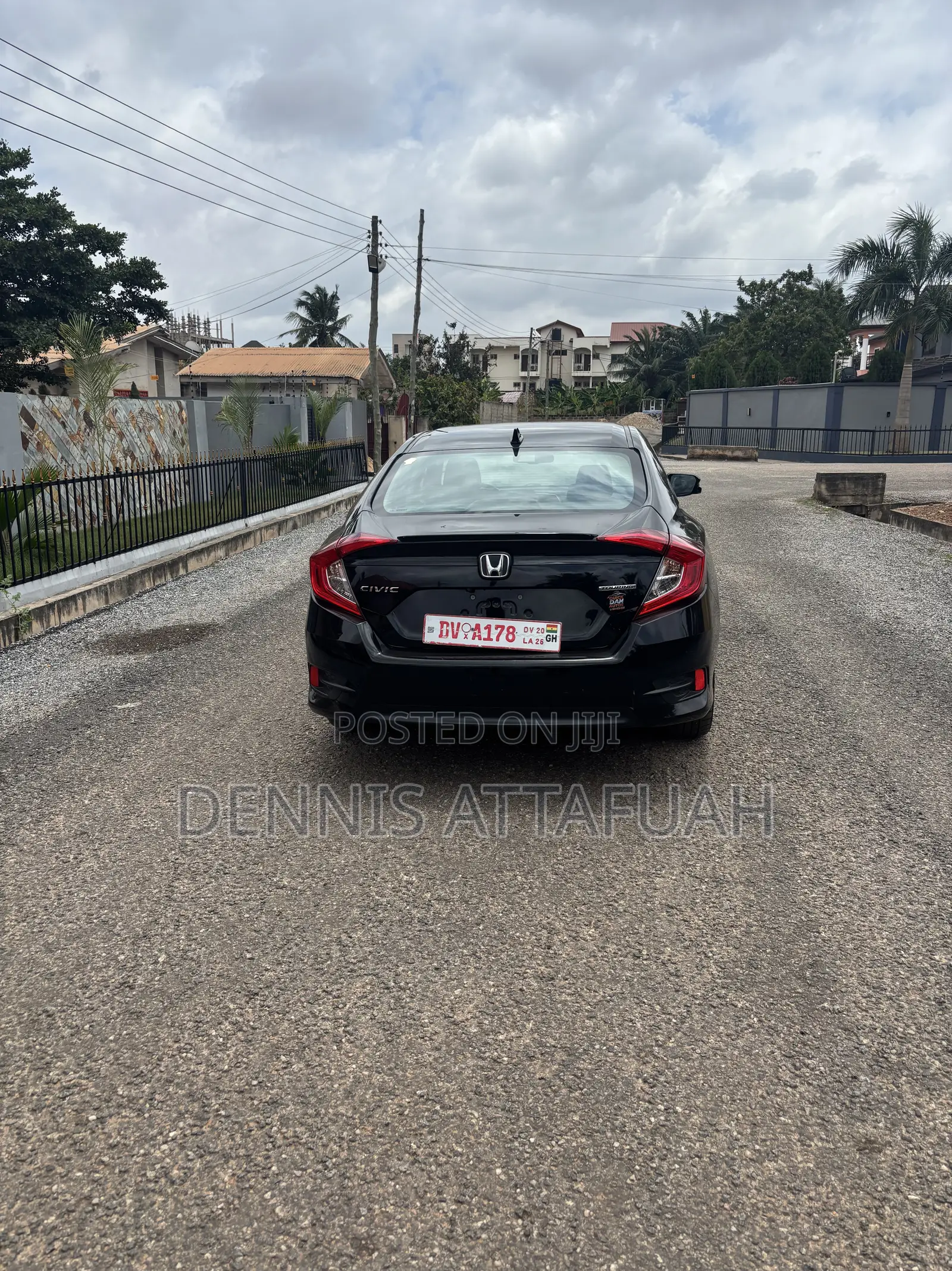 Honda Civic Touring 4dr Sedan (1.5L 4cyl) 2017 Black