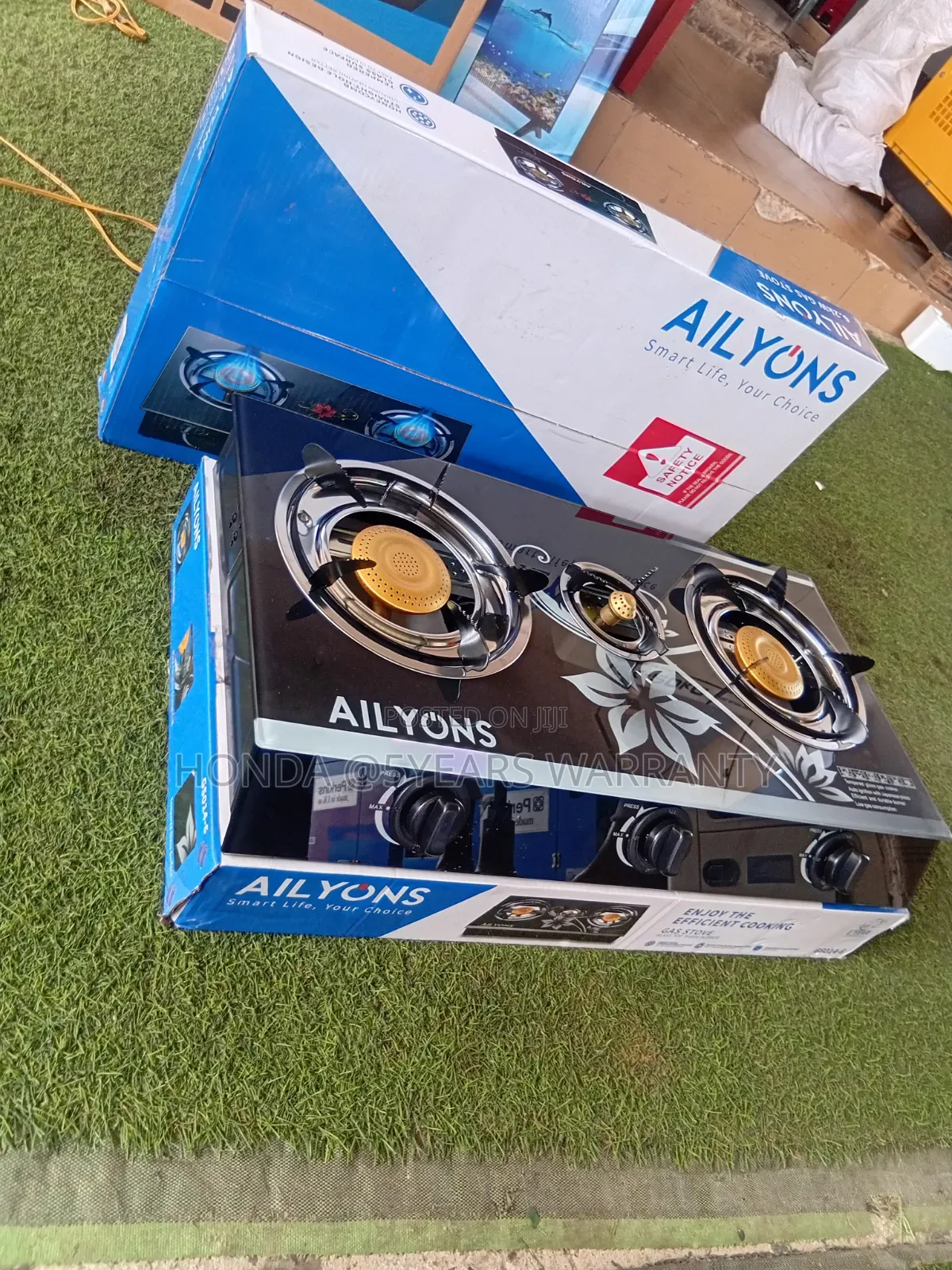 AILYONS 4-Burner Gas Cooker – Strong Reliable