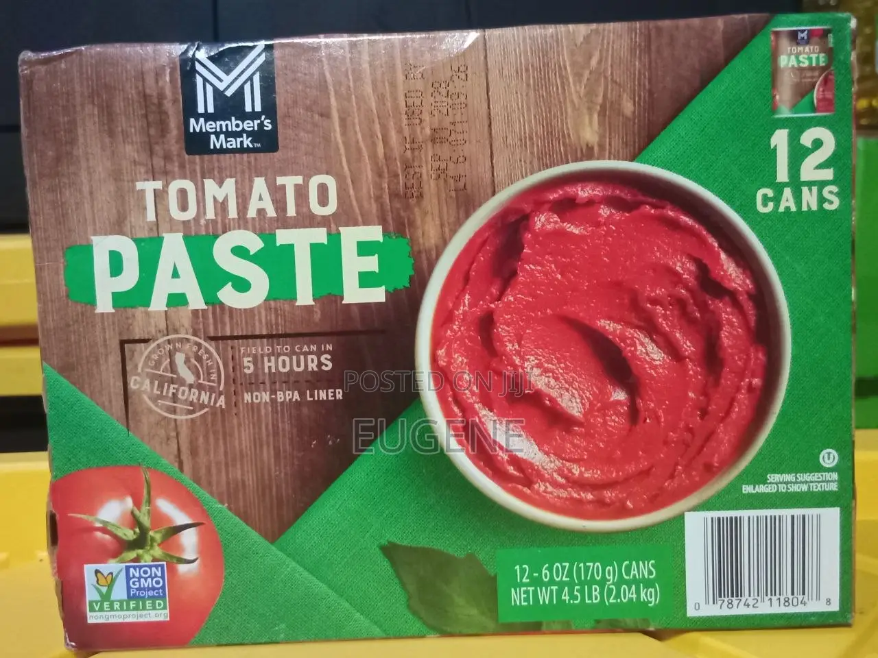 Member's Mark Tin Tomato Paste - Texas Chili (4.5lb/2.04kg)
