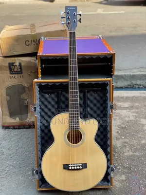 Givson 6-Strings Semi-Acoustic Guitar[Wine Red]
