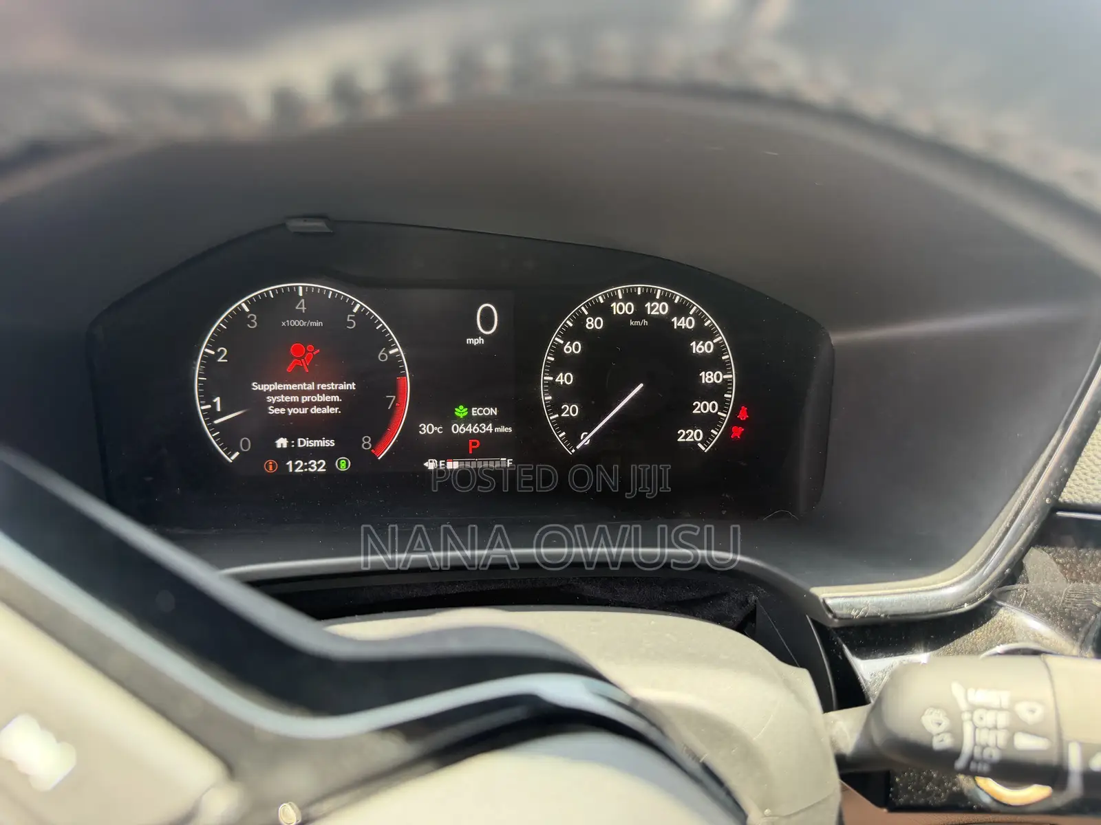Honda CR-V EX-L AWD 2023 Black