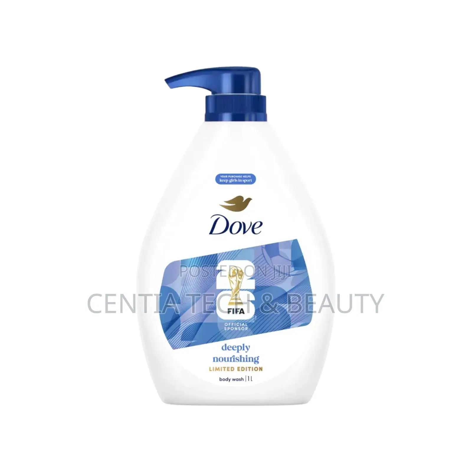 Dove Deeply Nourishing FIFA Limited Edition Body Wash.