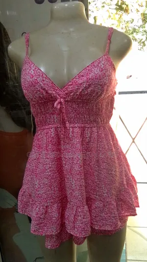 Romper W /Ruffled Skirt