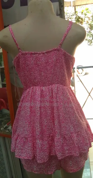 Romper W /Ruffled Skirt
