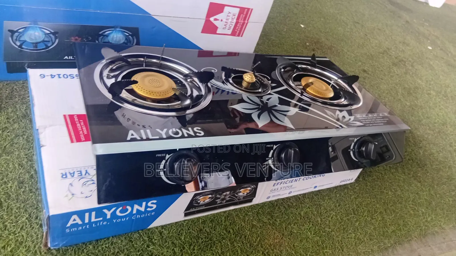 Ailyons 3 Burner Gas Cooker – Cook Fast and Easy