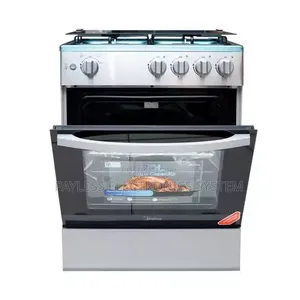 Midea 4 Burner 60x60cm Gas Cooker With Grill (24tmg4g081-S)