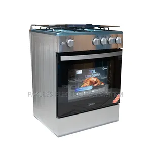 Midea 4 Burner 60x60cm Gas Cooker With Grill (24tmg4g081-S)