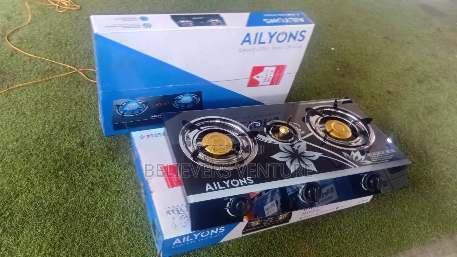 Ailyons Gas Cooker 3 Burners – Simple, Strong Reliable
