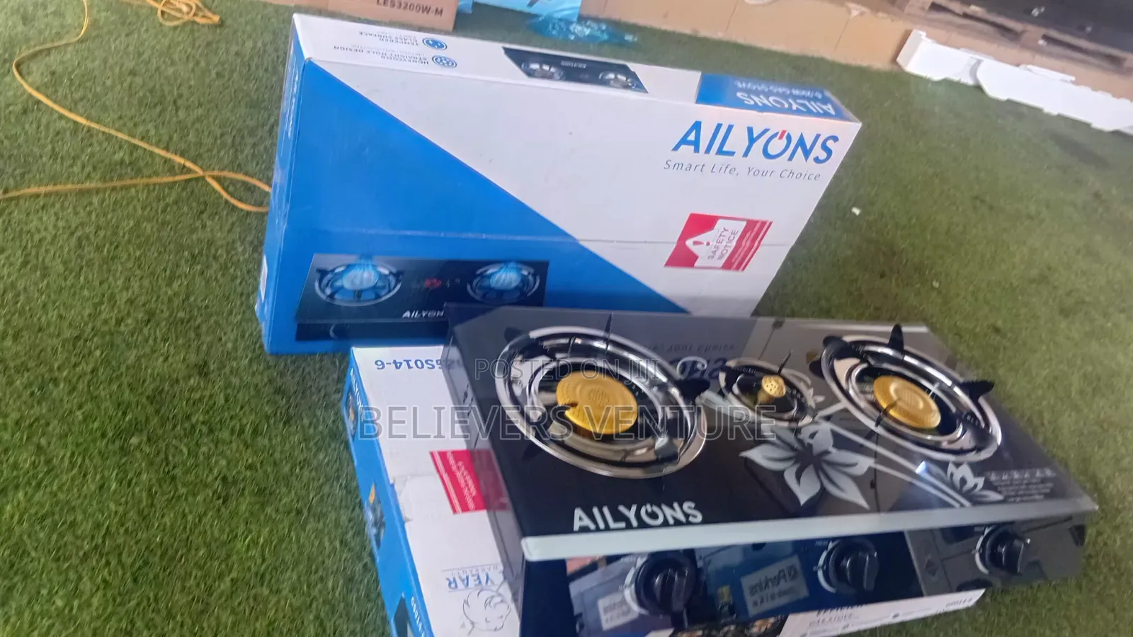 Ailyons 3-Burner Gas Cooker – Built for Better Cooking