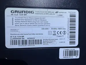 Grundig 50inch TV for Sale