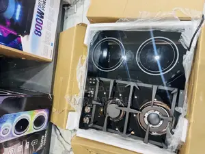 Premium Classic Kenwood 60cm 2 Electric + 2 Gas Hob(Black).