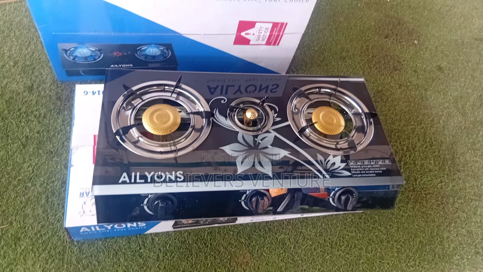 Ailyons Gas Cooker 3 Burners – Cook More With Ease