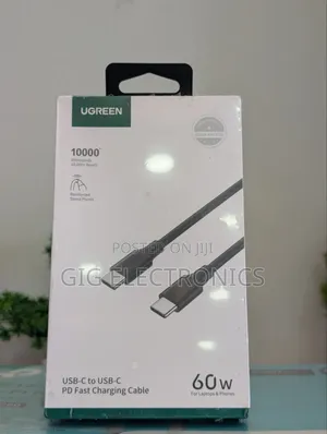 UGREEN 2 Meter 60W Type-C to Type-C 2.0 Cable – US286