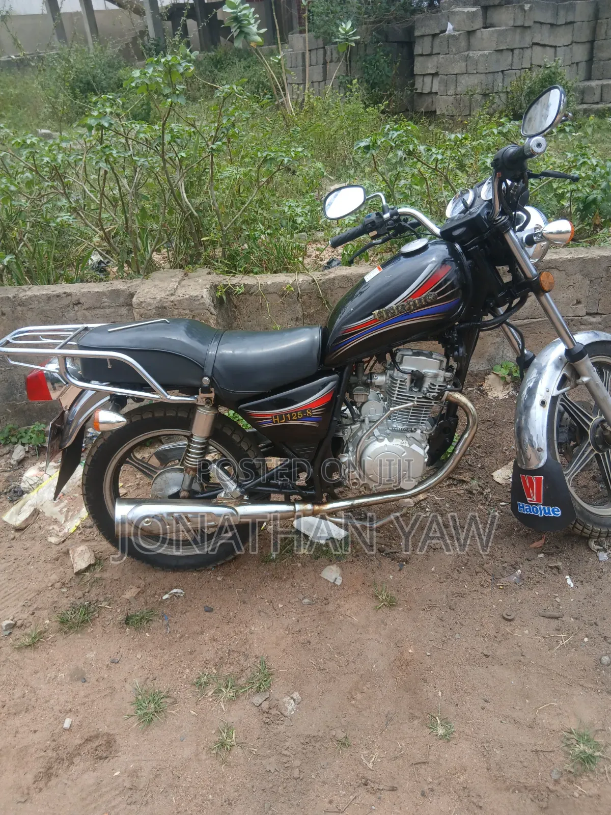 Haojue HJ125-8K 2024 Black