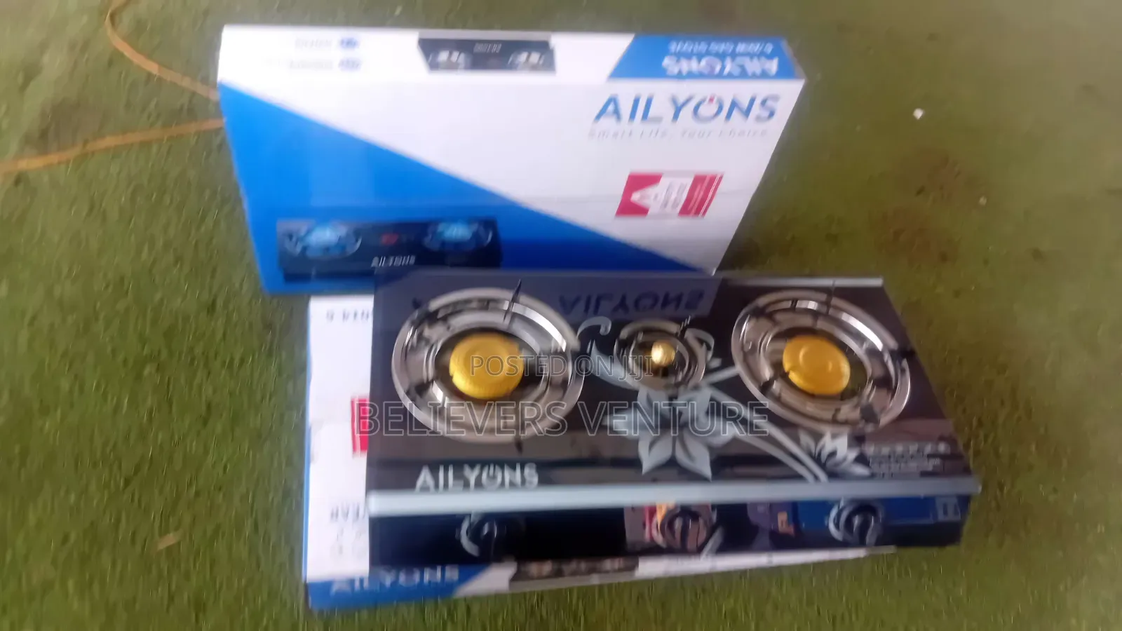 Ailyons Gas Cooker – 3 Burners for Your Modern Kitchen