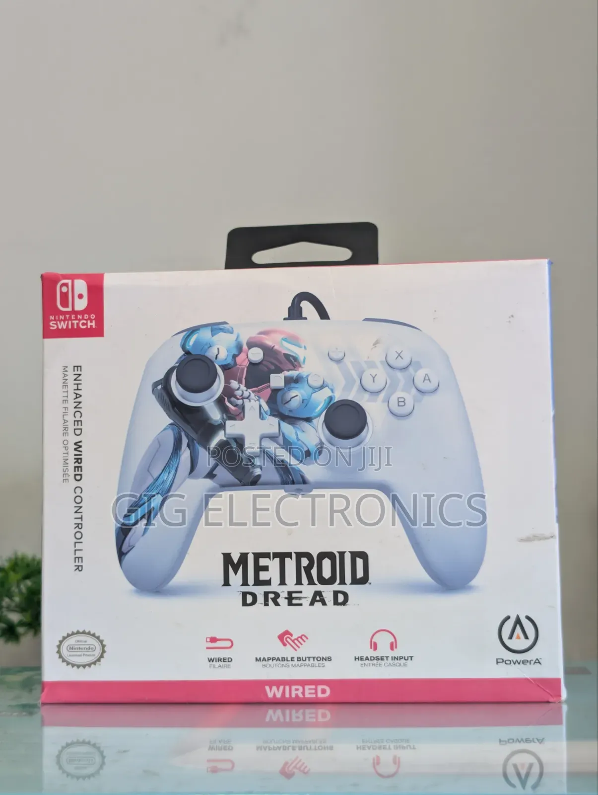 PowerA Enhanced Wired Controller for Nintendo Switch Metroid Dread