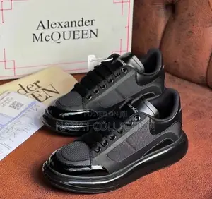 All - Black Alexander McQueen Low-Top Sneakers
