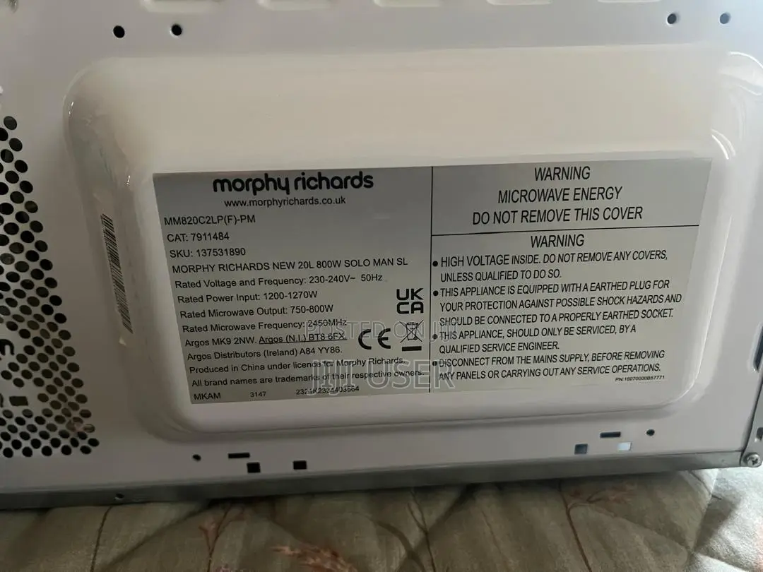 Morphyrichards 20L Microwave