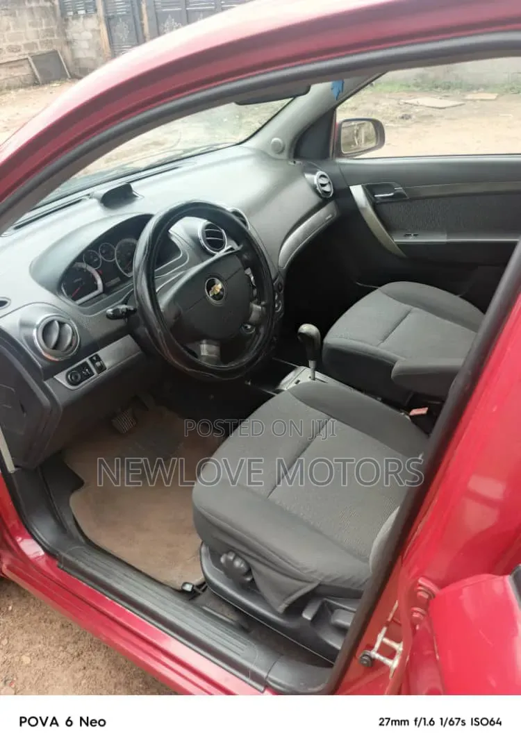 Chevrolet Aveo 1.2 Sedan T250 2011 Red