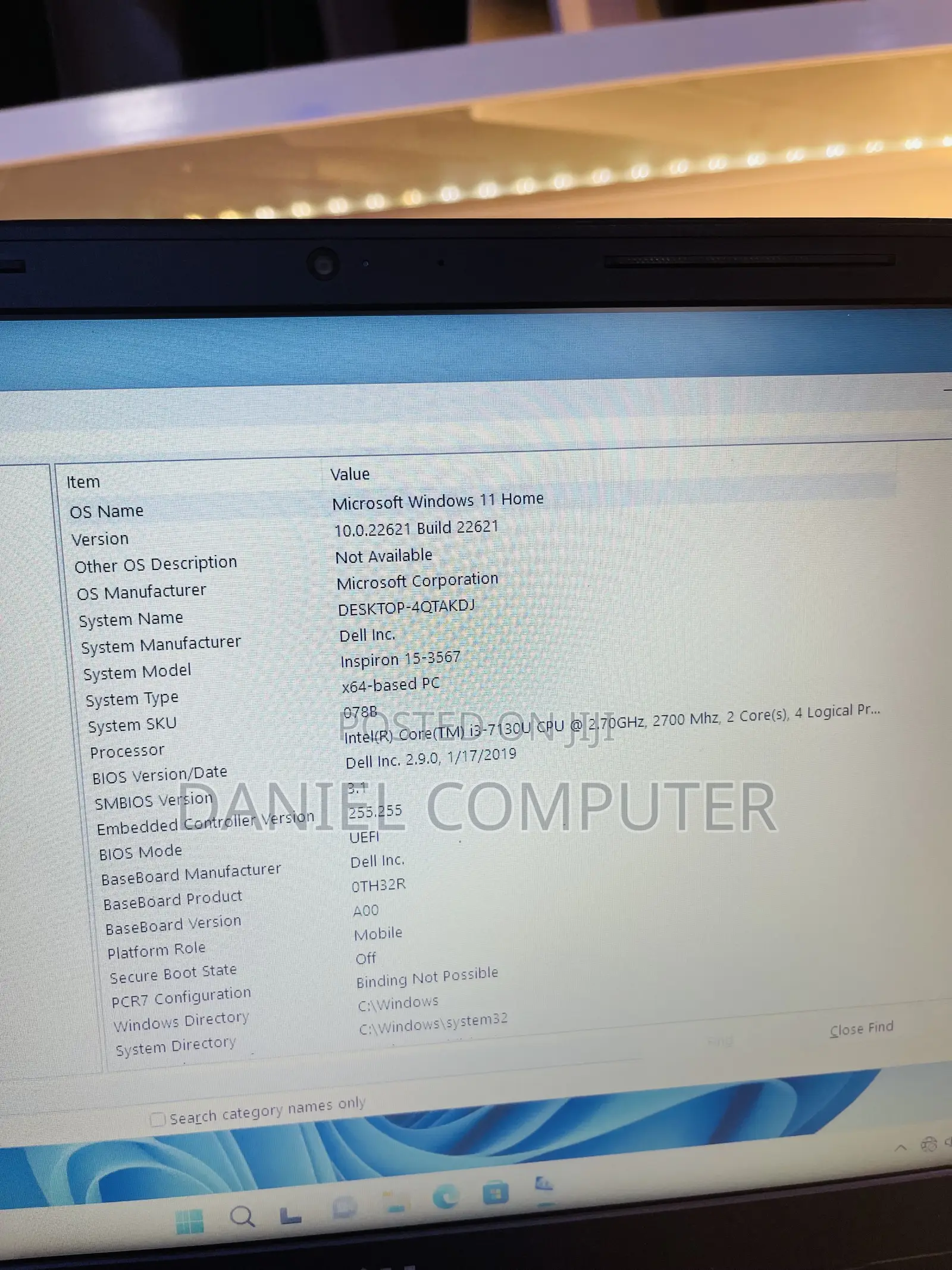 Laptop Dell Inspiron 15 8GB Intel Core i3 HDD 1T