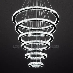 Stained Glass Shield 6layer Led Pendant Light