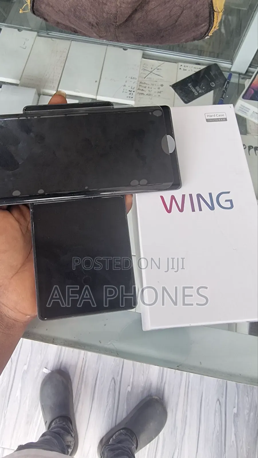 New LG Wing 5G 256 GB Black