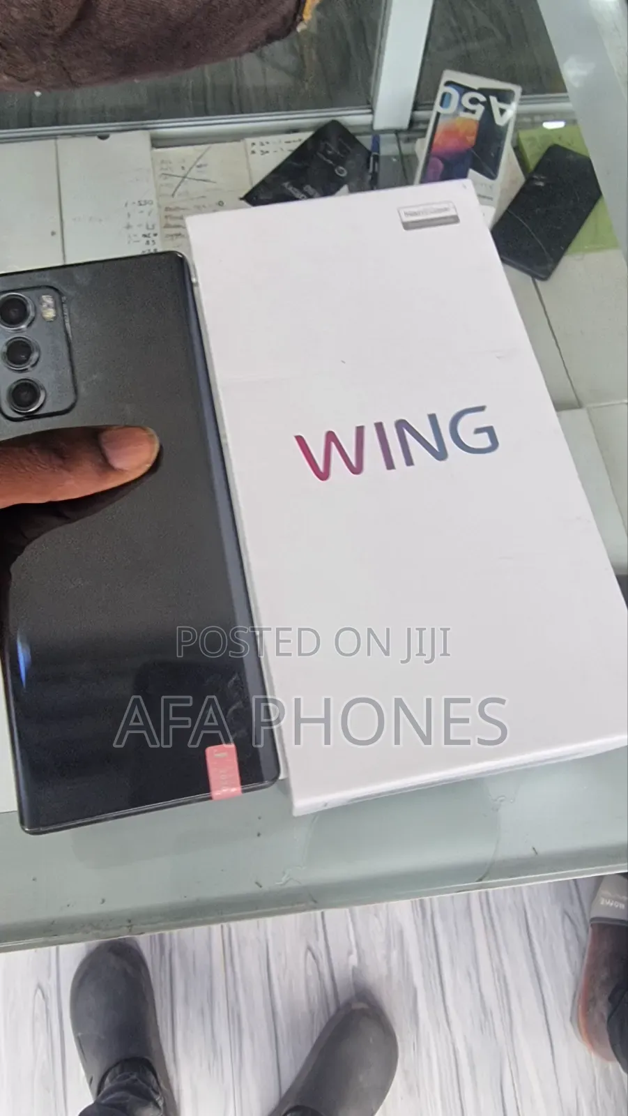 New LG Wing 5G 256 GB Black