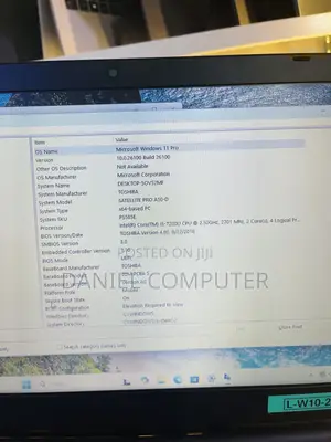 Laptop Toshiba Satellite Pro A300 8GB Intel Core i5 SSD 256GB