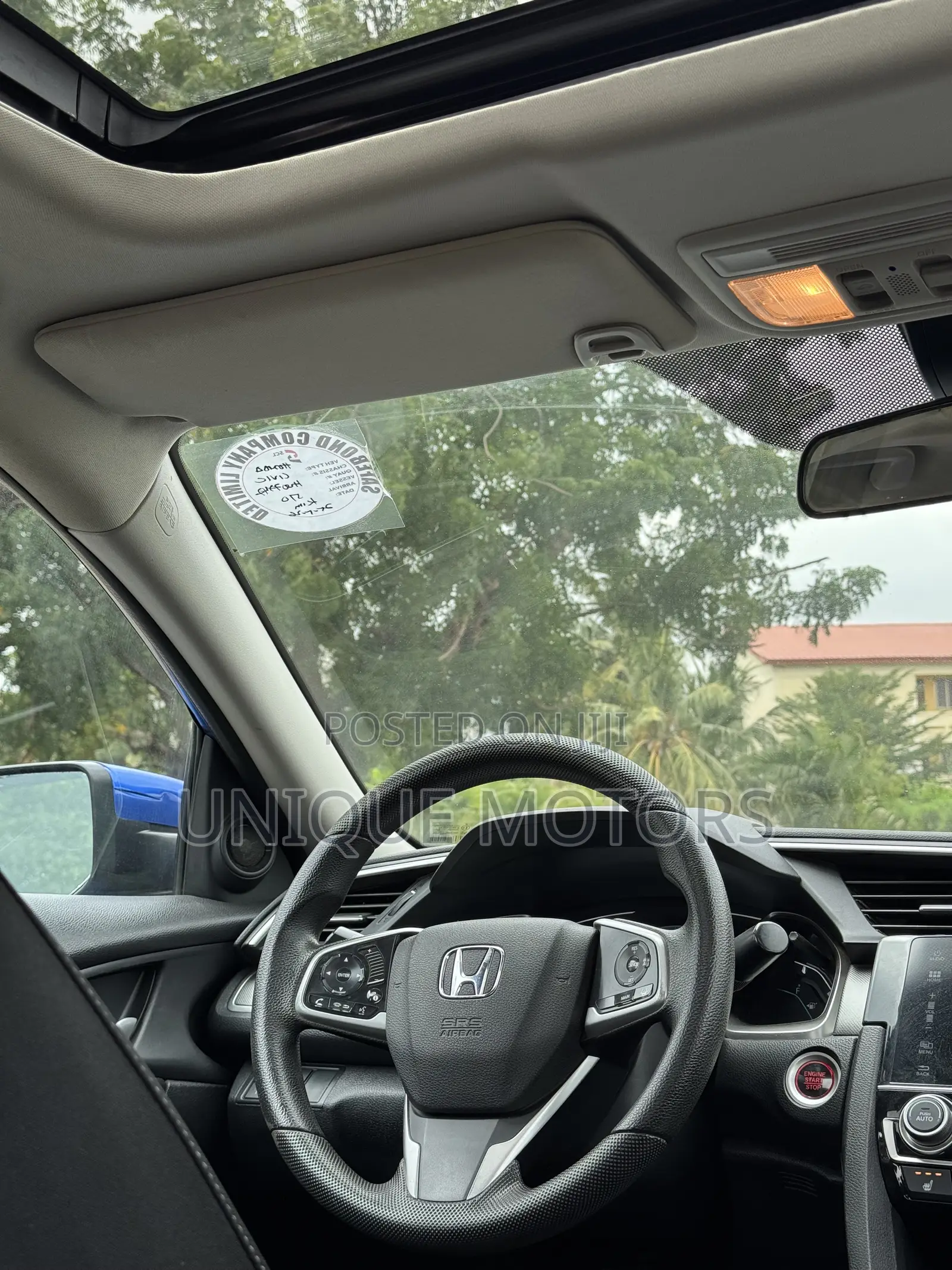 Honda Civic EX 4dr Sedan (2.0L 4cyl) 2017 Blue