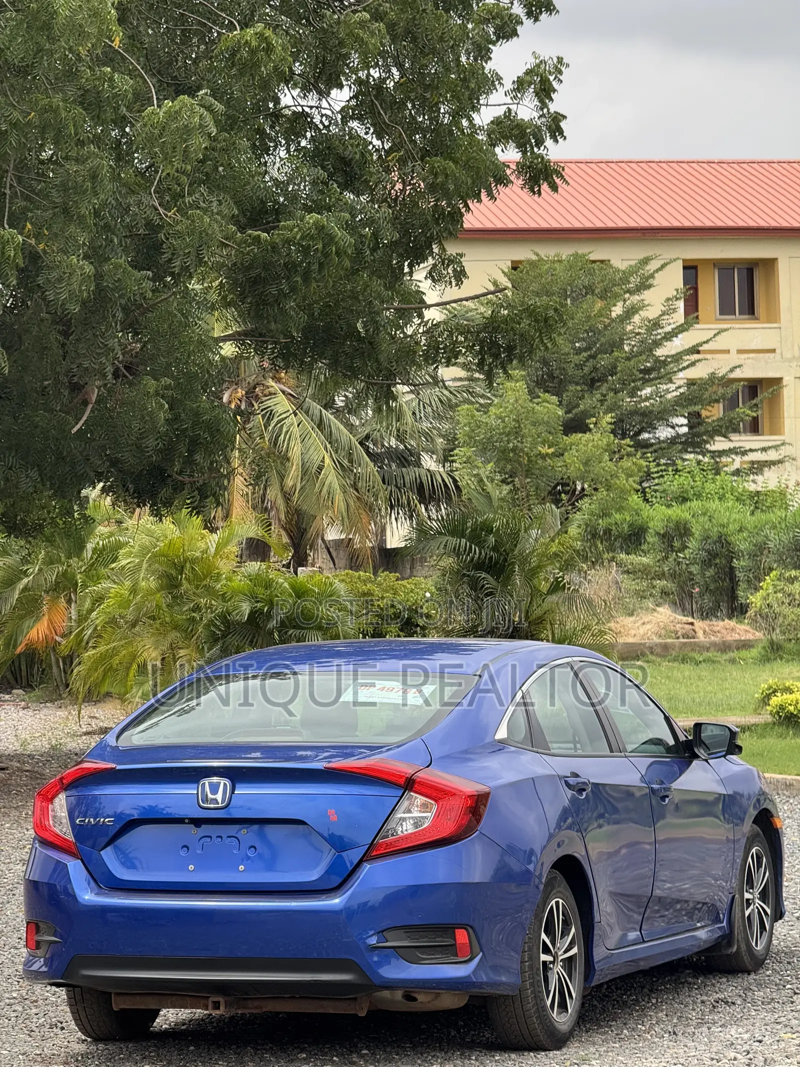 Honda Civic EX 4dr Sedan (2.0L 4cyl) 2017 Blue