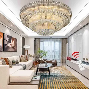 Conference Hall Glass Chandelier Light