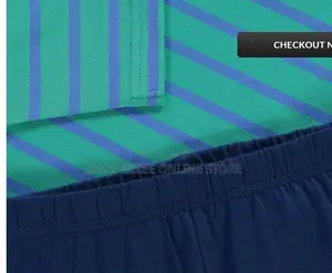 Boys Blue Striped Long Sleeve Pyjamas