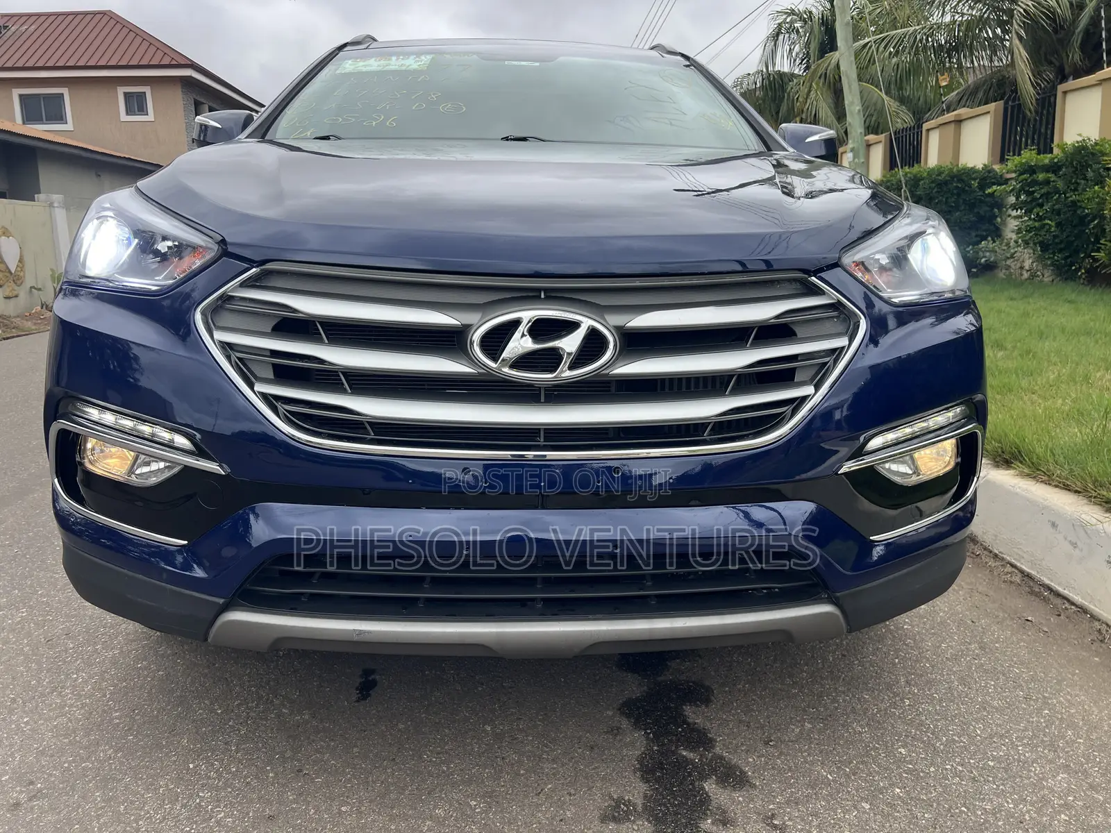 Hyundai Santa Fe Limited Ultimate AWD 2017 Blue