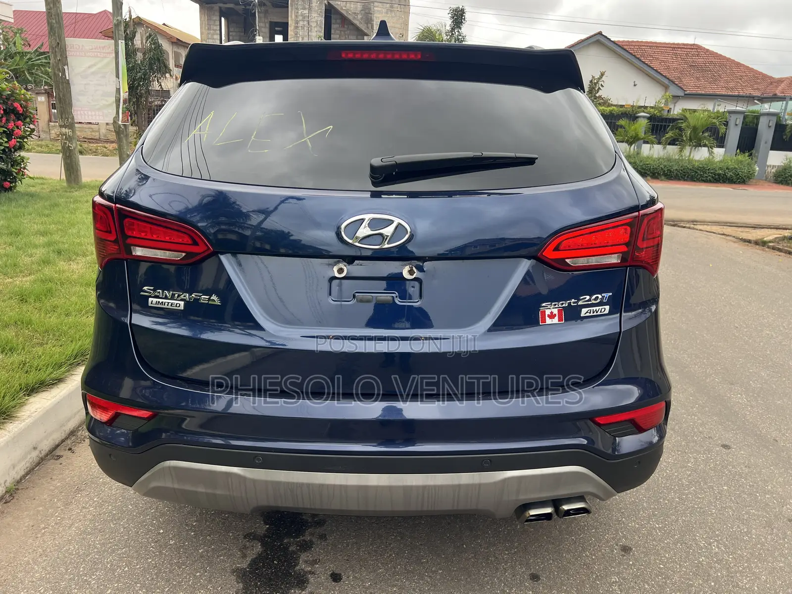 Hyundai Santa Fe Limited Ultimate AWD 2017 Blue