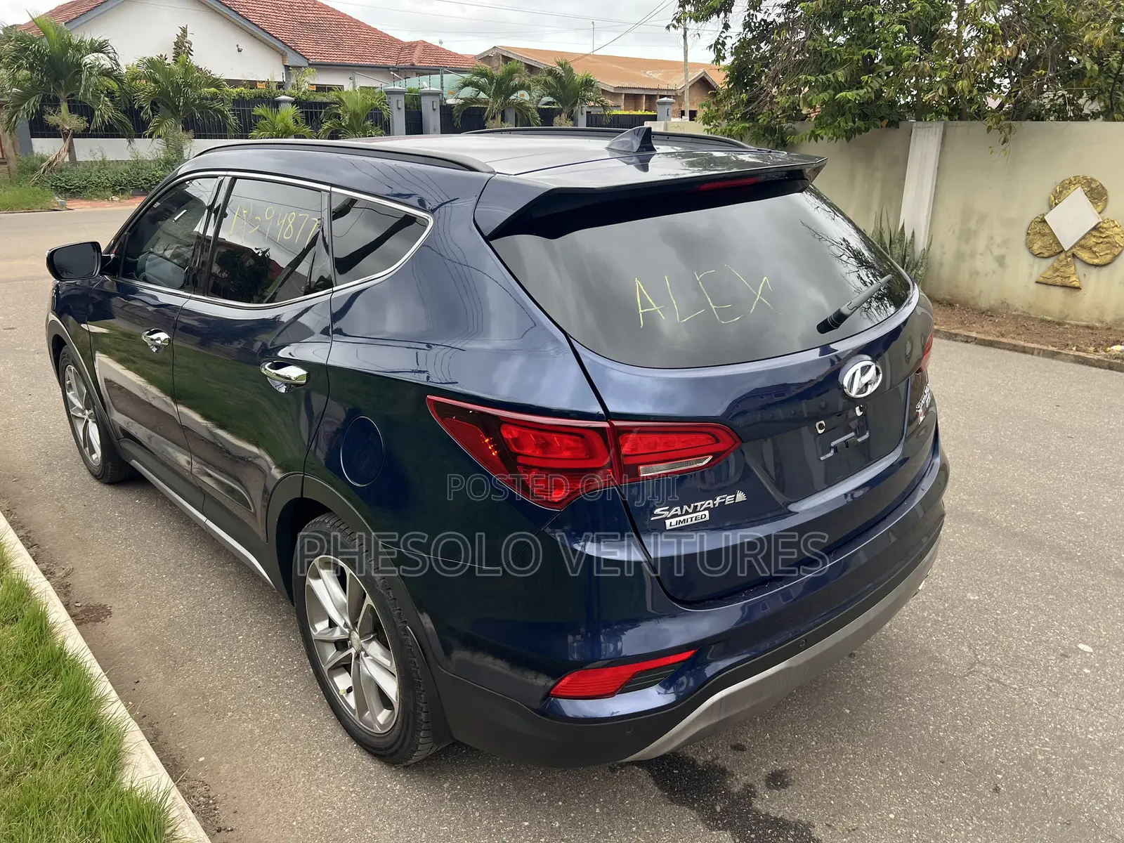 Hyundai Santa Fe Limited Ultimate AWD 2017 Blue