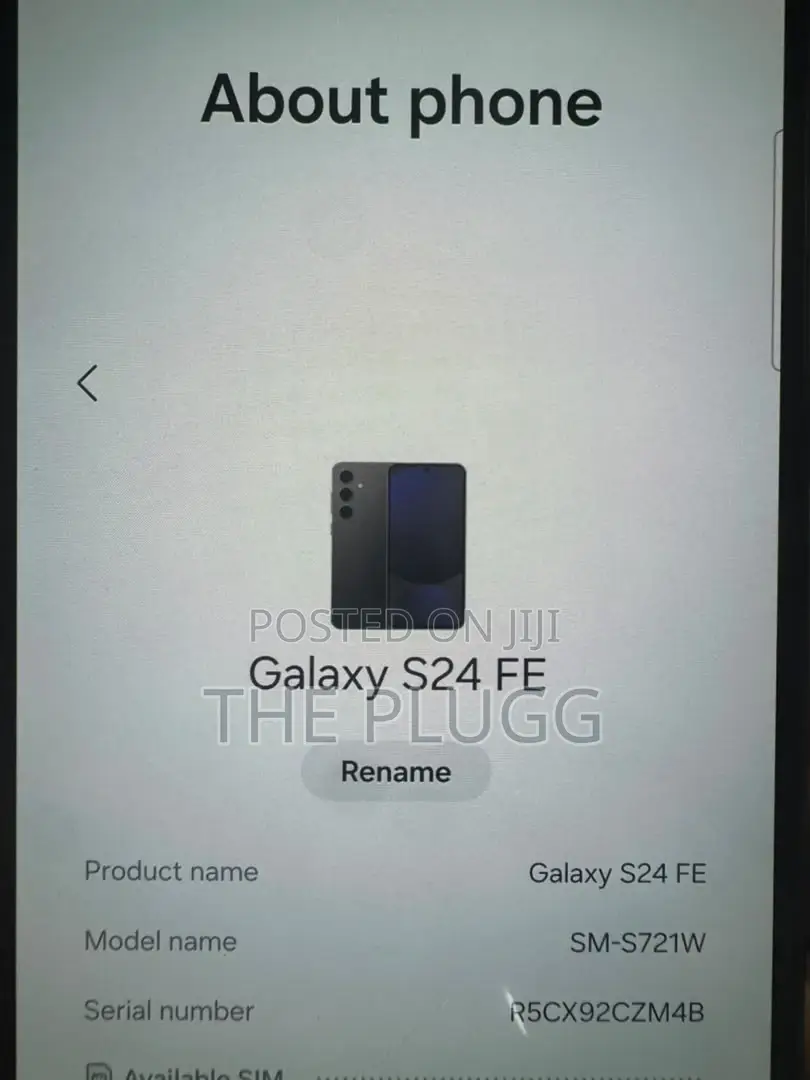 Samsung Galaxy S24 FE 128 GB Black