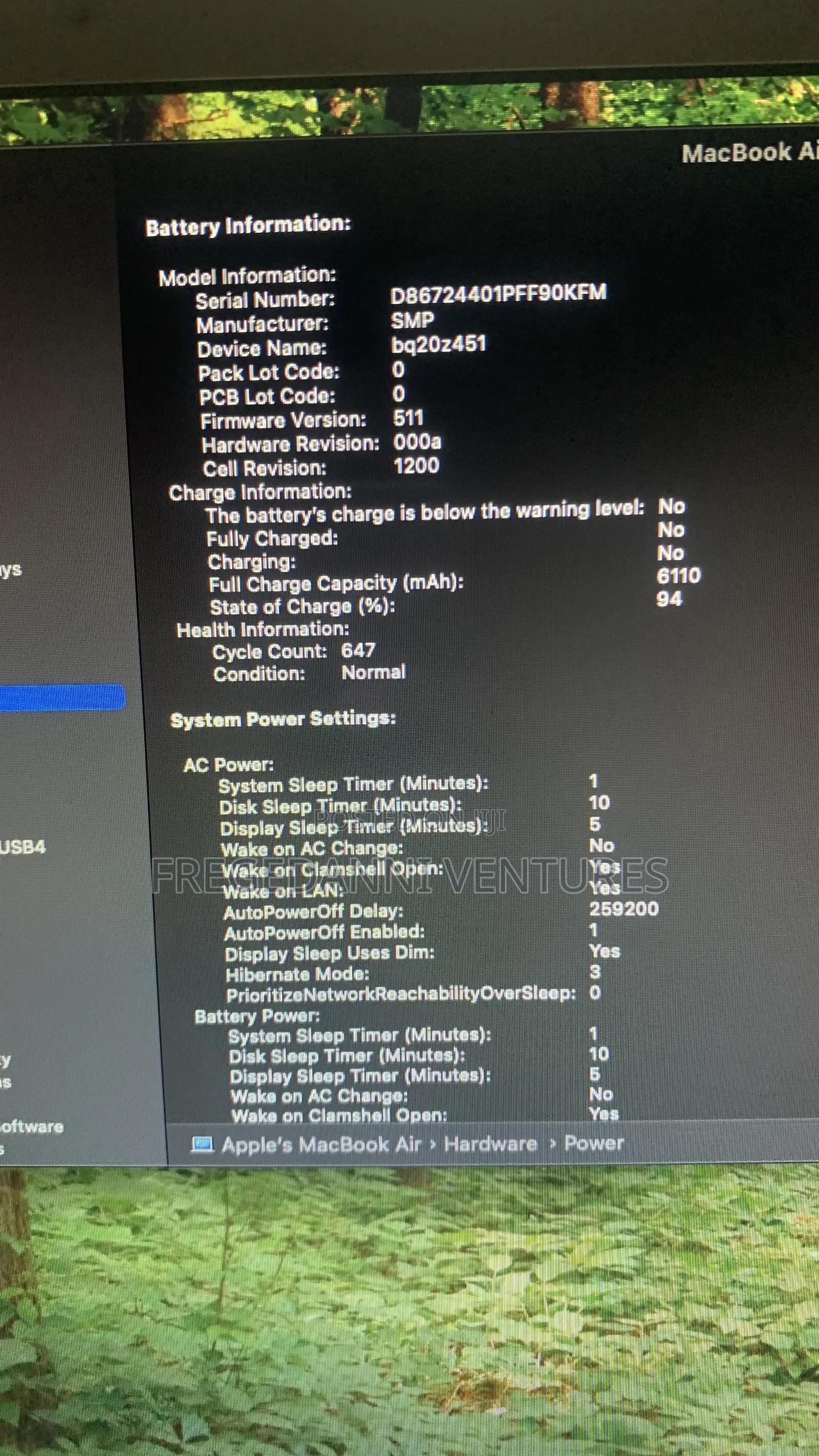 Laptop Apple MacBook Air 8GB Intel Core i7 SSD 256GB