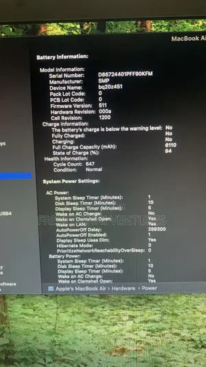 Laptop Apple MacBook Air 8GB Intel Core i7 SSD 256GB