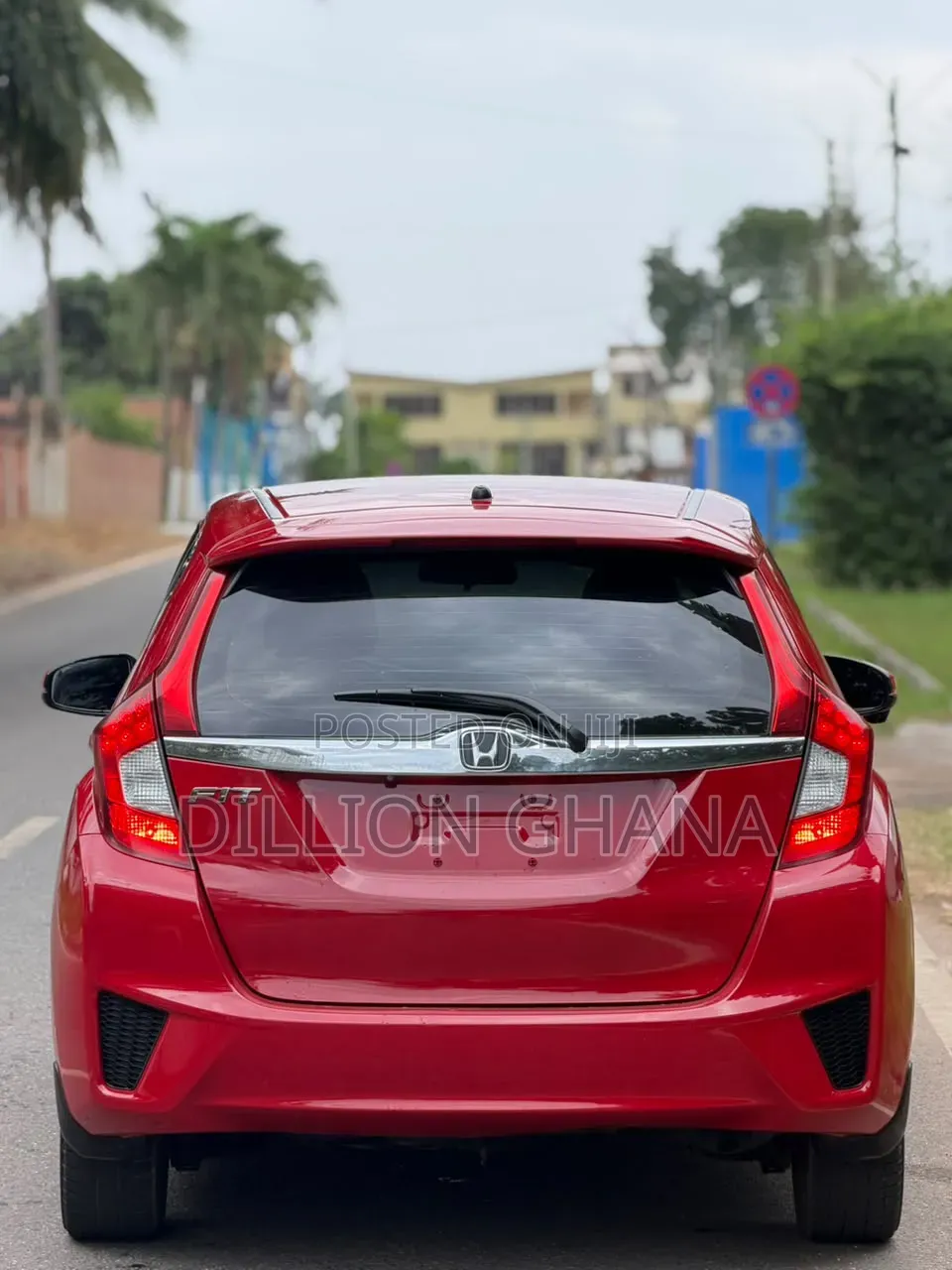 Honda Fit 2015 Red