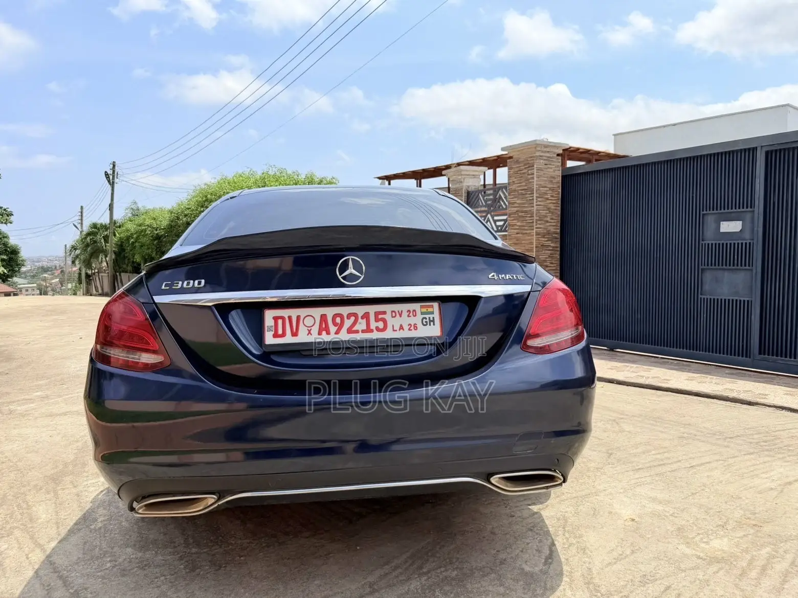 Mercedes-Benz C300 Luxury 4Matic Sedan AWD (2.0L 4cyl 7A) 2016 Blue