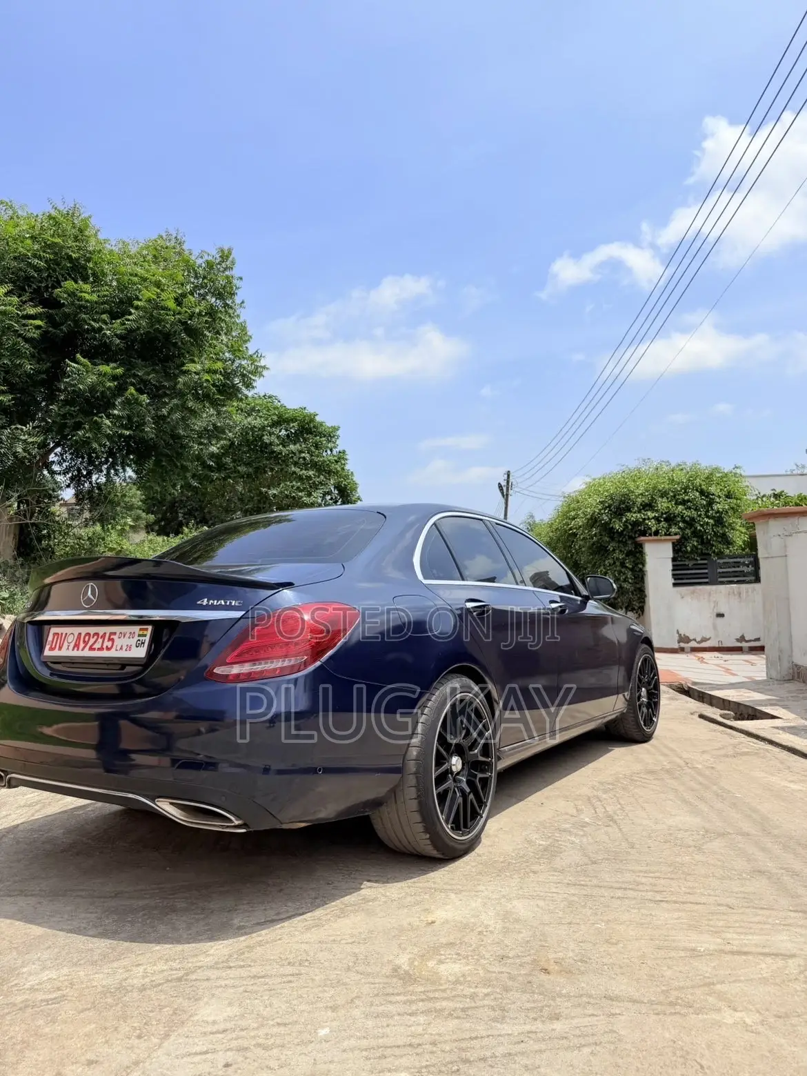 Mercedes-Benz C300 Luxury 4Matic Sedan AWD (2.0L 4cyl 7A) 2016 Blue