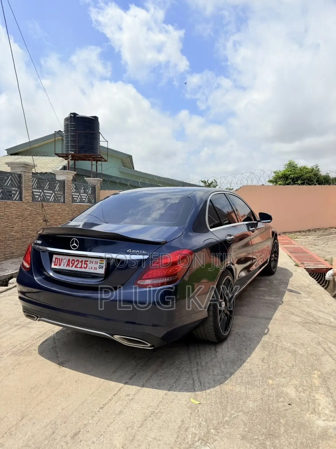 Mercedes-Benz C300 Luxury 4Matic Sedan AWD (2.0L 4cyl 7A) 2016 Blue